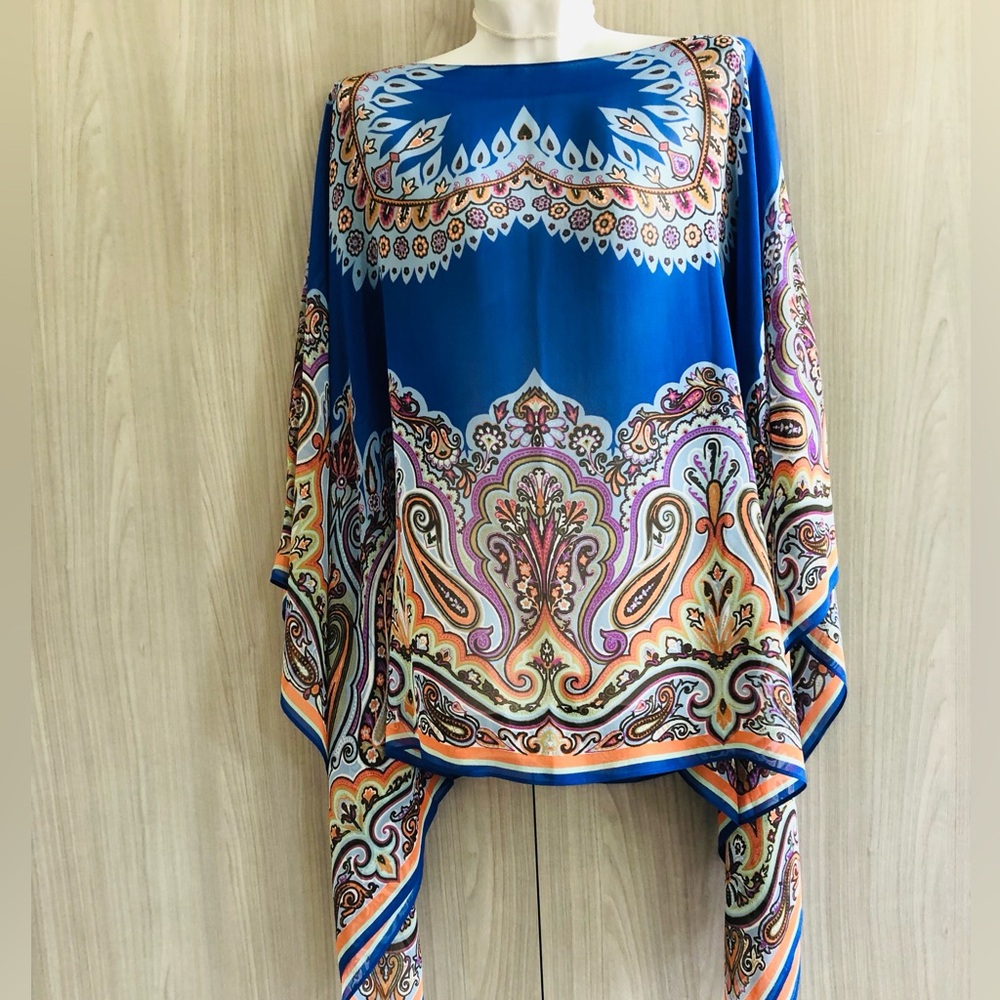 Brand New  ETRO Milano 100% Silk Tunic